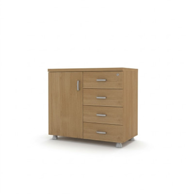 Büro Kommode Holz Schrank Arbeitszimmer Neu Klassischer Möbel