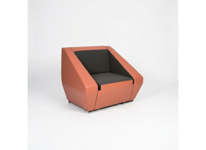 Oranger Luxus Sessel arbeitszimmer Polstermöbel Designer Bürosessel