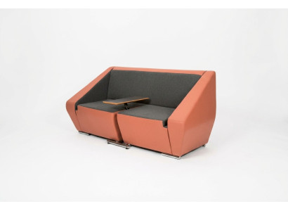Büromöbel Zweisitzer Sofa Polstercouch Workstation Arbeitscouch Sofas
