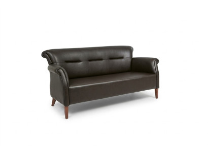Moderner Schwarzer Dreisitzer Arbeitszimmer Sofas Büromöbelgarnitur