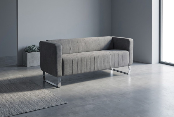 Moderner Dreisitzer Luxus Couch Büromöbel Textilsofas Sitzgruppe