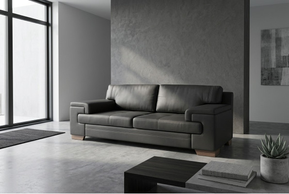 Luxus Schwarzes Sofa Büromöbel Polstersofas Moderne Designer Couchen