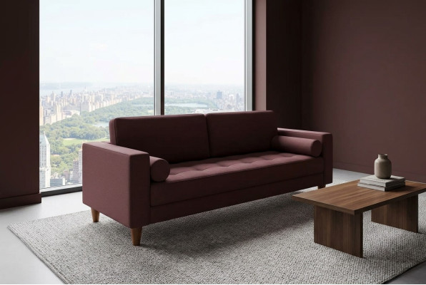 Modernes Sofa Dreisitzer Luxus Wohnzimmer Arbeitszimmermöbel Couch