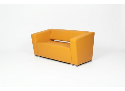 Gelbes Sofa Luxus Zweisitzer Couch Büro Office Einrichtung Textilmöbel