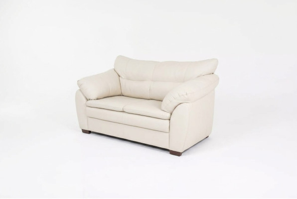 Weiße Designer Zweisitzer Couch Luxus Büromöbel Polstermöbel Modern