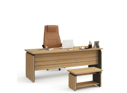Holz Schreibtisch Büro Office Büromöbel Arbeitszimmer Chefschreibtisch