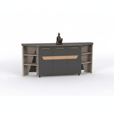 Modern Büroschrank Arbeitszimmer Regale Luxus Designer Neu Möbel Regal