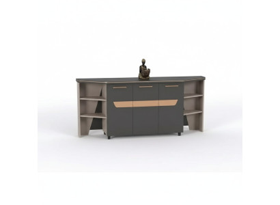 Modern Büroschrank Arbeitszimmer Regale Luxus Designer Neu Möbel Regal
