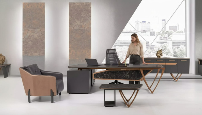 Arbeitszimmer Büroschrank 210x45x85 Büro Möbel Schrank Modern Designer