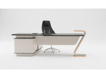 Schreibtisch LED Beleuchtet Design Tisch Büro Einrichtung Tische 250cm