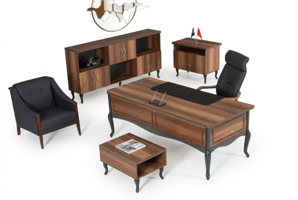 Arbeitzimmer Couchtisch Büro Einrichtung Beistelltisch Neu Office
