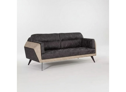 Grauer Luxus Dreisitzer Arbeitszimmer Sitzer Moderne Office Möbel Couch