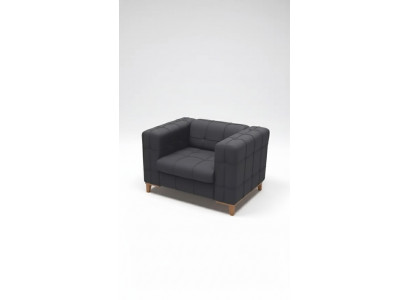 Sessel Schwarz Sitz Arbeitzimmer Modern Designer Polstersessel Neu