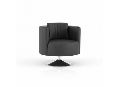 Büromöbel Sessel Luxus Schwarz Sessel Polster Textil Modern Design Lehnstuhl