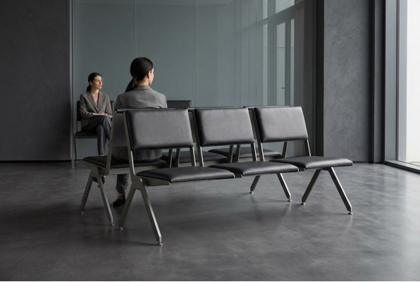 Schwarz Sitzbank Büro Möbel Arbeitszimmer Bank Sitz Sitzbänke 170x61