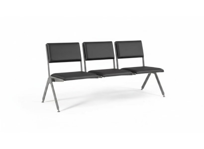 Schwarz Sitzbank Büro Möbel Arbeitszimmer Bank Sitz Sitzbänke 170x61
