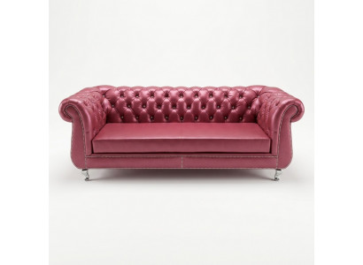Sofa Chesterfield 4 Sitzer Luxus Sofas Ledersofa Wohnzimmer Couch