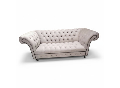 Chesterfield Sofa Dreisitzer Sofas Polster Textil Couchen Modern