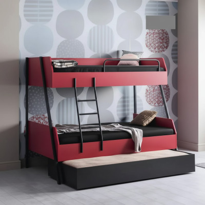 Jugendbett Kinderbett Kids Design Modern Bett Kinderzimmer Holz Betten