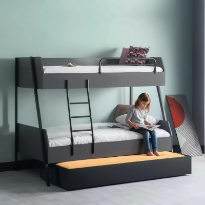 Jugendbett Kinderbett Kids Design Modern Bett Kinderzimmer Betten Holz