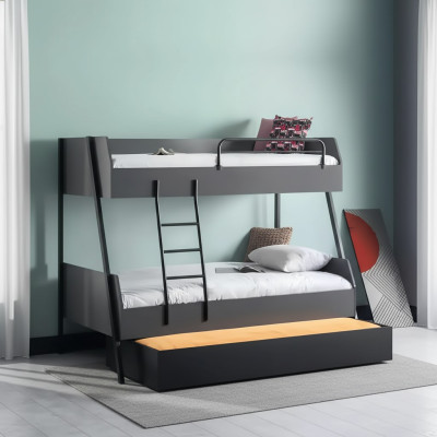 Jugendbett Kinderbett Kids Design Modern Bett Kinderzimmer Betten Holz