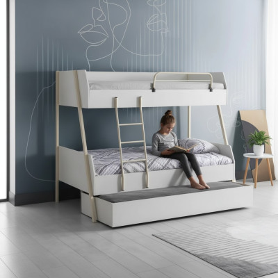 Jugendbett Weiß Kinderbett Design Modernes Bett Kinderzimmer Möbel