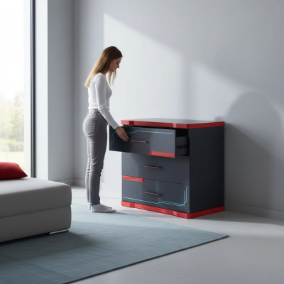 Kommode Sideboard Schrank Anrichte Schränke Möbel Anrichte Kommoden 145x83x45