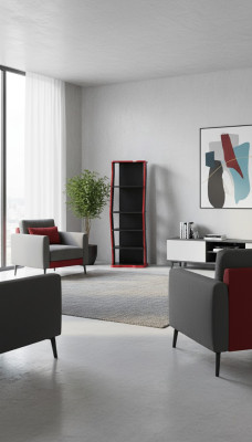 Regal Schrank Bücherregal Schränke Mehrzweck Möbel Braun 164x40x34