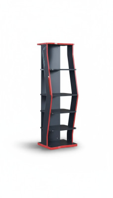 Regal Schrank Bücherregal Schränke Mehrzweck Möbel Braun 164x40x34