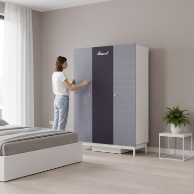 Kleiderschrank Design Schränke Möbel Kinderzimmer Schrank Holz Neu