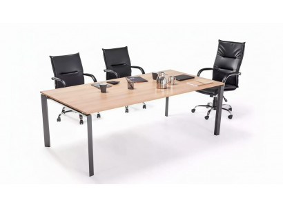 Großer Konferenztisch Besprechungstische Luxuriöse Holztische Büro Möbel