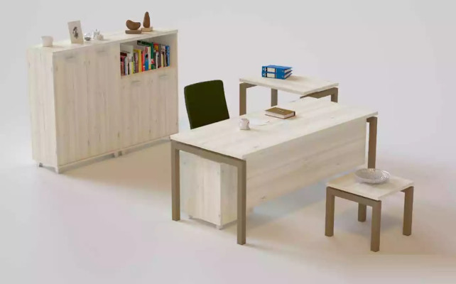 Moderner Kleiner Couchtisch Quadratischer Ablagetisch Design Holz Möbel