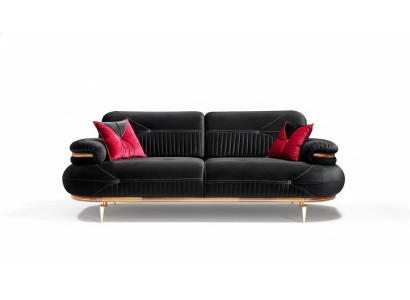 Exklusives 3-Sitzer-Sofa modernes neues Textildesign Wohnzimmer