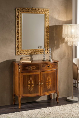 Braunes Sideboard Luxus Holz Kommode Klassische Konsole Hochwertige Möbel