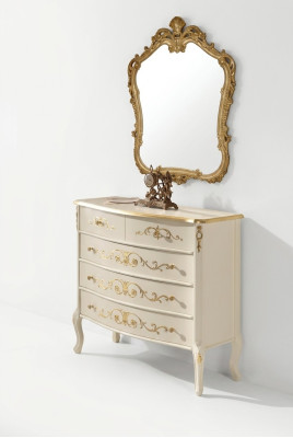 Weiße Klassische Wohnzimmer Holz Kommode Konsole Schubladen Neu Design
