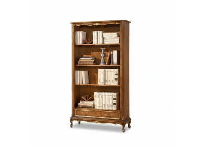 Bücherregal für das Wohnzimmer Klassische braune Möbel Holzregale