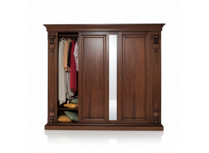 Schlafzimmer Kleiderschrank Möbel Luxus Massivholz Schränke Design Neu
