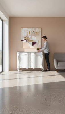 Klassische Kommode Holz Sideboard Schrank Schränke Italienische Möbel Neu