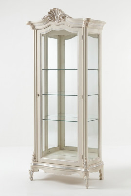 Luxus Vitrine Holzschrank Design Schränke weiß Italienisch Möbel Vitrinen