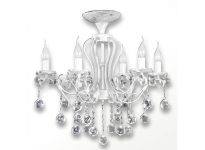 Lüster Kristall Deckenleuchter Kronleuchter Deckenlampe Lampen Weiß