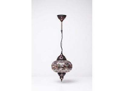 Deckenleuchter Lüster Kronleuchter Deckenlampe Lampen Glas Silber Neu
