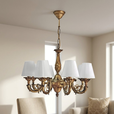 Deckenleuchter Luster Kronleuchter Deckenlampe Lampen Zink Gold Lampe