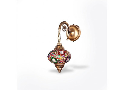 Wandlampe Wandleuchten Art Wandleuchte Lüster Wand Lampe Gold Messing