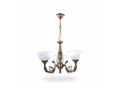 Deckenleuchter Antique Lüster Kronleuchter Deckenlampe Lampe Glas Gold