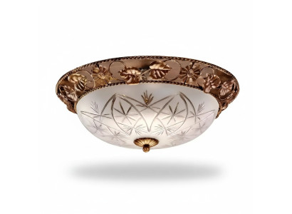 Deckenleuchter Lüster Kronleuchter Deckenlampe Lampen Glas Gold Art