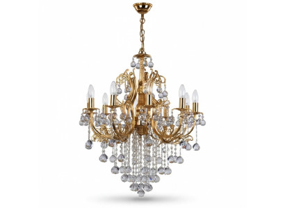 Luxus Lüster Kristall Deckenleuchter Kronleuchter Deckenlampe Gold Lampe