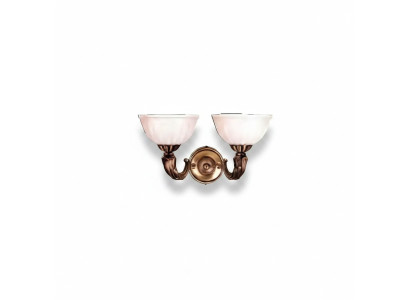 Wandleuchte Wandlampe Wandleuchten Beige Lüster Wand Lampen Gold Glas