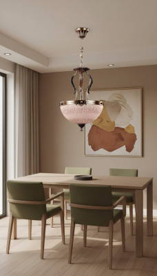 Deckenlampe Lüster Gold Deckenleuchter Lampe Kronleuchter Glas Braun
