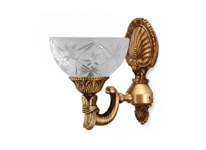Wandlampe Wandleuchten Art Wandleuchte Lüster Wand Lampen Glas Gold