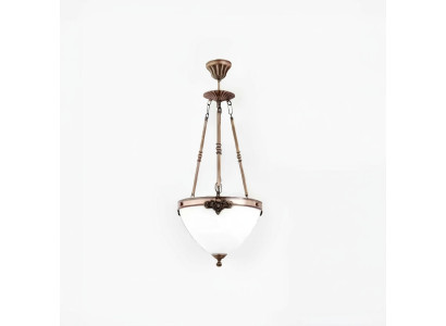 Lampe Deckenlampe Deckenleuchter Kronleuchter Lüster Glas Art Weiß